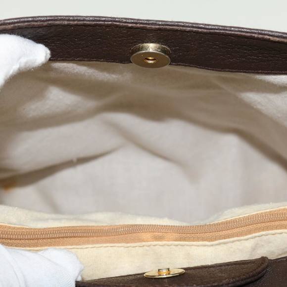 GUCCI Bamboo Hand Bag Suede Leather Brown Auth fm2206 - Picture 15 of 16